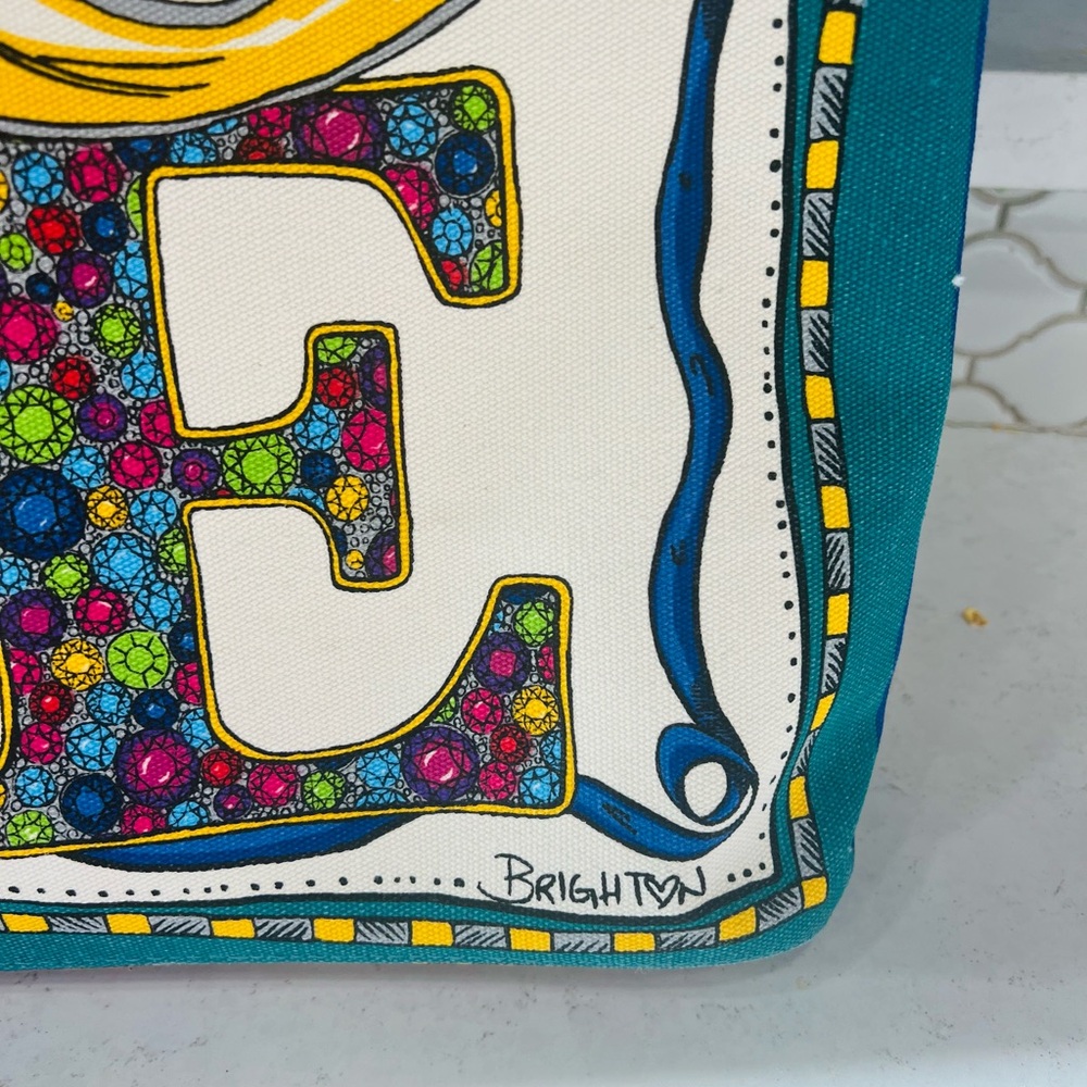 Brighton Jewel Heart Graphic Tote - Multicolor - Picture 5 of 7